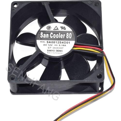 For 12V0.18A 9A0812S4D01 ball Cooling fan