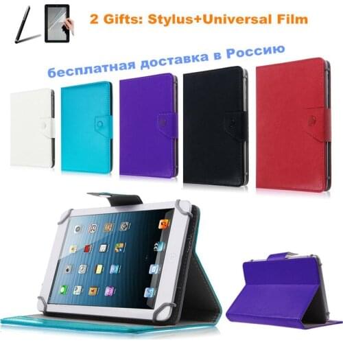 For Modecom FREETAB 1003 IPS X2/1002 IPS X2 10.1" Inch Universal Tablet PU Leather cover case Free Gift