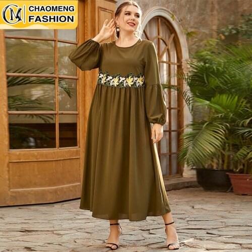 Eid Dubai Abaya Elegant Fashion Plus Size Hijab Dress Turkey Kaftan Islam Clothing Muslim For Women Vestidos Arabic Maxi Robe
