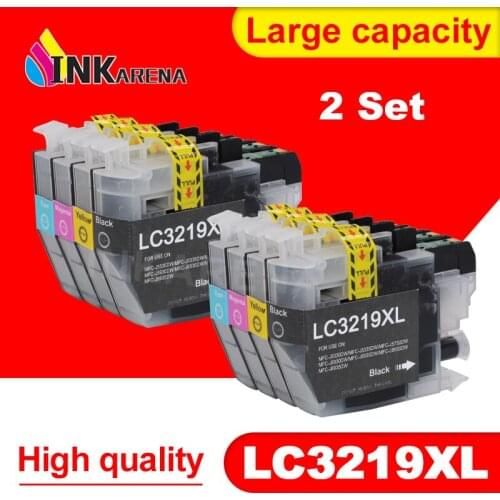 INKARENA 2set LC3219 Dye Ink Cartridge Compatible For Brother LC 3219 MFC-J5330DW MFC-J5335DW MFC-J5730DW MFC-J5930DW Printers