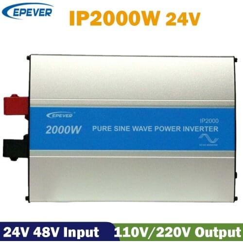 EPever IPower2000W Solar Power Off Grid Pure Sine Wave Inverter 24VDC 110V120V 220V230V Solar Charger Inversor 50Hz 60Hz