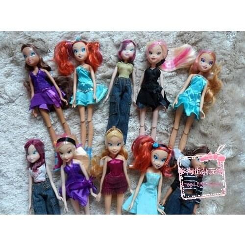Free Shipping 2019 Winx Dolls For Girls Gift Height 28cm doll accessories