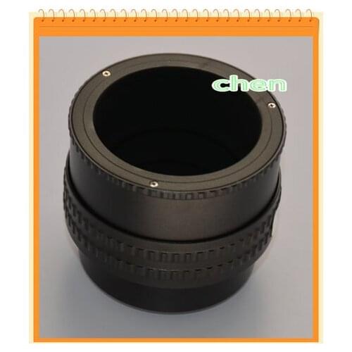 Metal m52-m42 36-90 M52 to M42 Mount Focusing Helicoid Ring Adapter 36 - 90mm Macro Extension Tube