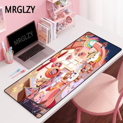 MRGLZY 40*90CM Anime Multi-size Gamer Cute Animal Mouse Pad XXL Large MousePads Carpet Laptop Gaming Accessories DeskMat for LOL