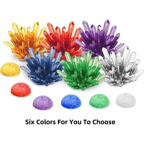 Kids Crystal Growing Kit DIY Science Experiment for Teenagers Boys Toys Magical Funny Crystal Educational Stimulates Interest