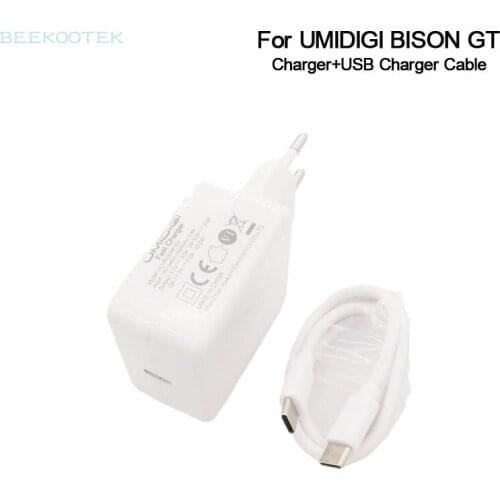 New Original Cellphone Official Quick Charging Adapter + USB Charger Cable Replacement parts For UMIDIGI BISON GT 6.67inch Phone