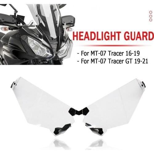 New For YAMAHA MT07 Tracer MT-07 Tracer GT Motorcycle Accessories Headlight Guard Protector Screen Lens Cover MT 07 2016-2021