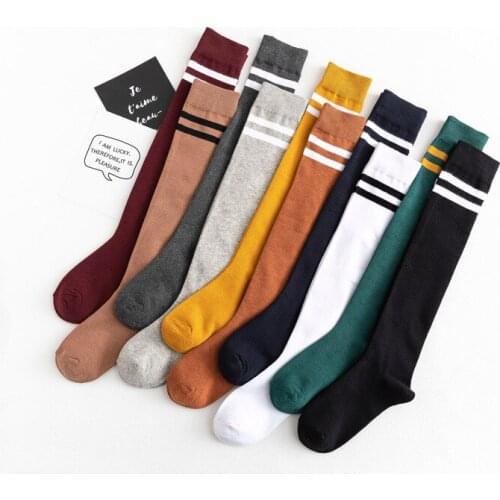 Sexy Socks Girls Stovepipe Beautiful Legs Socks Striped Stockings Women Stockings Warm Thigh High Stockings Dotted Stockings