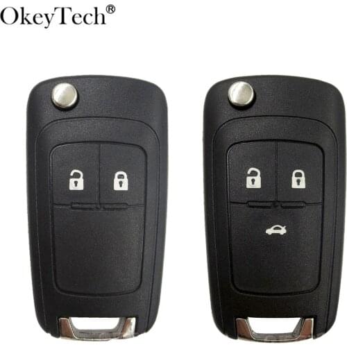 Flip key Folding Remote 2 3 Button Car Key Fob Shell Case For opel Chevrolet Vauxhall astra h j insignia g vectra c mokka zafira