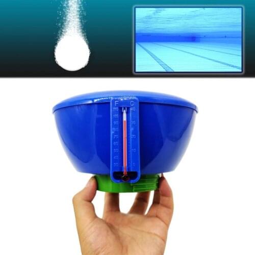 Upgrade Swimming Pool Chemical Floater Chlorine Bromine Tablets Floating Dispenser For Spas Hot Tub Swimming Pool Accessories