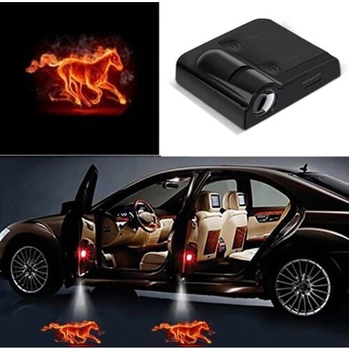 2pcs Universal Wireless Car Door led projector light Laser Projector Logo Ghost Shadow Light Car courtesy lamp Welcome Lights