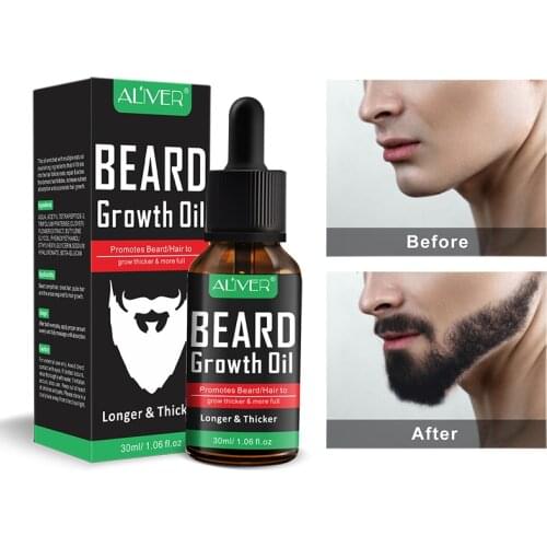 30 ml men Makeup Face Beard Growth Serum Leave-In Conditioner Moisturizing Nourishing Beard Care Maquiagem
