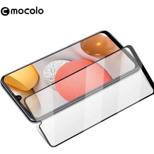 For Samsung A52 Screen Protector Mocolo A02S A12 A32 Full Glued Adhesive Tempered Glass film for Samsung A42 Screen Protector