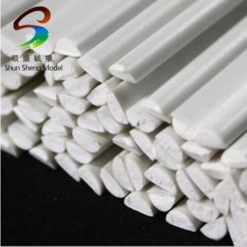 100pcs 3.0*3.0mm Square rod ABS Plastic stick JFB-3.0 50cm length