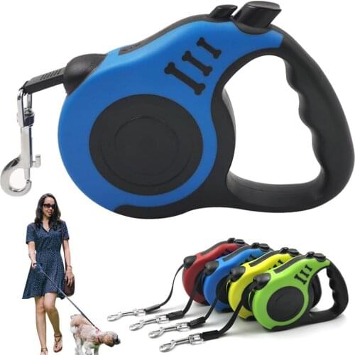 3/5M Durable Dog Retractable Leash Automatic Flexible Nylon Dog Leash Pet Dogs Cat Traction Rope Leashes Tool For Small Medium