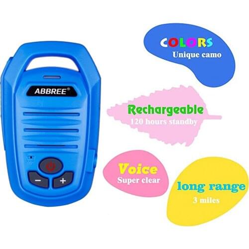 Abbree AR-639 Mini FRS Portable Walkie Talkie free license VOX kid Two Way CB Handheld Radio Transceiver Gift Ham Comunicador