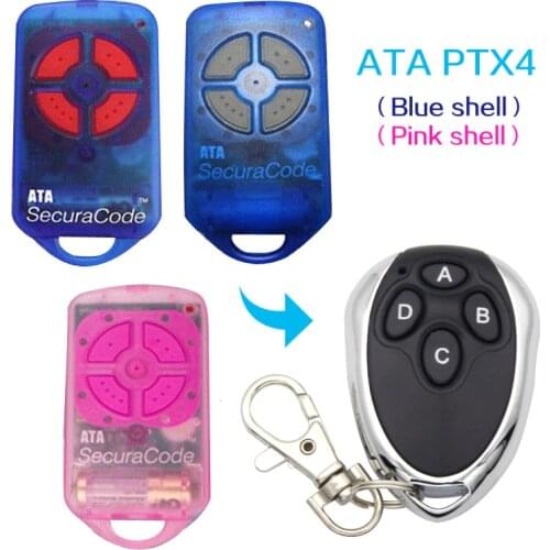 ATA PTX4 433,92 MHz remote control ATA PTX-4 rolling code Garage Gate Door Replacement Remote Control
