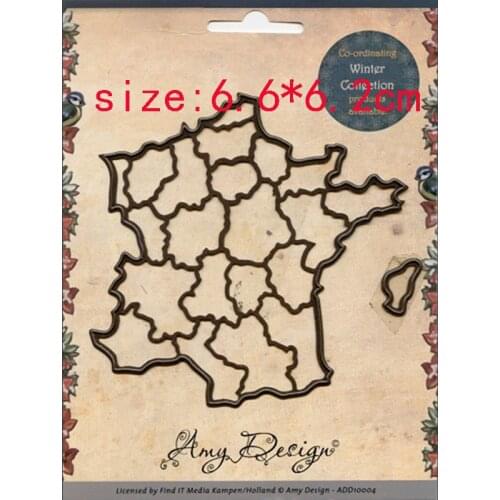 CH 2020 New Arrival France Stencil Metal Cutting Dies For Scrapbooking Practice Hands-on DIY Album Card Handmade Tools