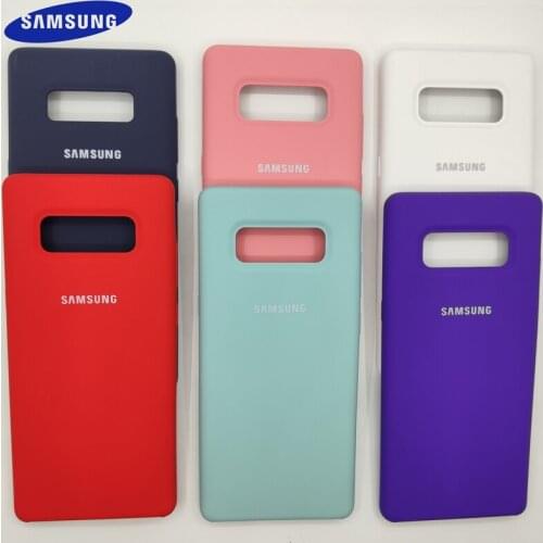 Samsung Galaxy Note 8 N950 N950F N9500 Case Liquid Silicone Phone Case Silky Soft-Touch Back Protective Cover For Galaxy note8 8