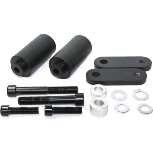For 2004 2005 Honda Fireblade CBR 1000 RR 1000RR 04 05 Motorcycle bike No Cut Frame Slider Crash Protector Black / Carbon