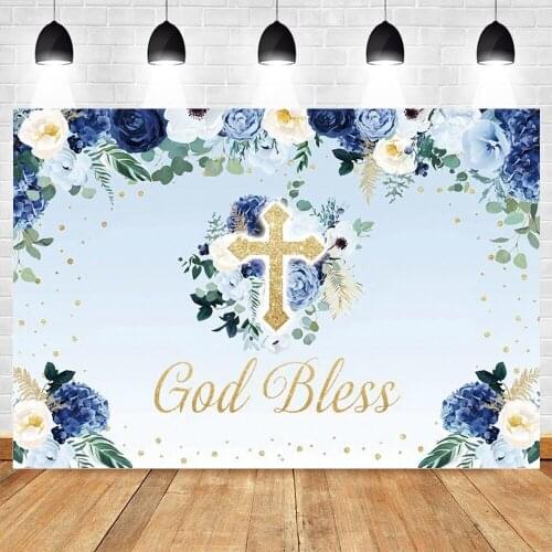 Yeele First Communion Backdrop Prop Photocall Flowers Baby Baptism Party Decor Background Photography Photo Studio Photographic