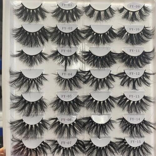 Gel Pads For Cilia 3D Lashes 25mm False Eyelashes Thick Long Lasting Black Cotton Eyeliner Makeup Free Shipping To Brazil Makeup