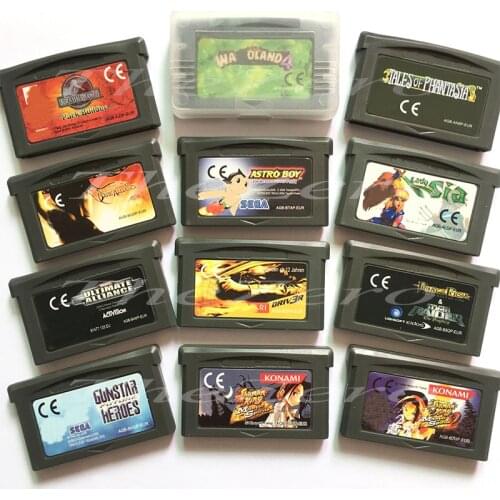 Jurassic Park III Land 4 Tales of Phantasia Astro Boy Lady DRIVER 3 for 32 Bit Handheld Player Video Game Cartridge Console Card