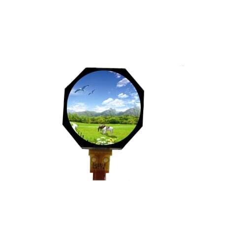 LPM010M297B 1.04 inch Round Full Reflective display, 208*208 resolution, 8 color for Smart watch