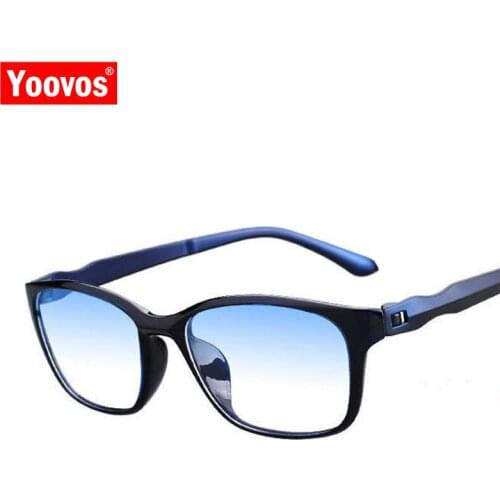 Yoovos 2021 Reading Glasses Men Anti Blue Eyeglasses Rays Presbyopia Antifatigue Glasses Frame Computer Eyewear Gafas De Hombre