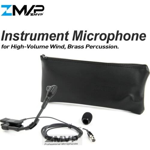 ZMVP WB98 Gooseneck Cardioid BETA 98 Instrument Microphone 3 Pin Mini XLR For Brass Woodwinds Percussion Bodypack Transmitter
