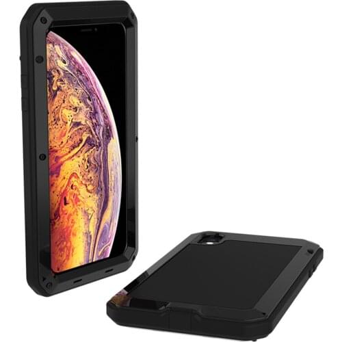 Shockproof Phone Case Dustproof Protective Case Aluminum Alloy Mobile Phone Cases For IPhone X/XS