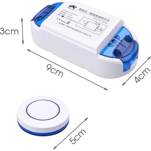 High Quality Wireless 433Mhz Remote Contorl Switch System 1CH Relay Module AC 85V-250V Wireless Remote Transmitter Receiver