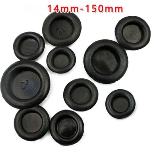 2/20/50pcs Blanking Grommets Rubber Grommet Closed Gromet Blind Plug Bung Bungs 14mm~150mm