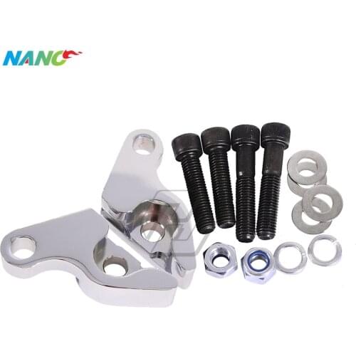 1" Inch Chrome Motorcycle Rear Shock Lowering KIT Case for Harley Night Rod Special VRSCDX 2007-2010