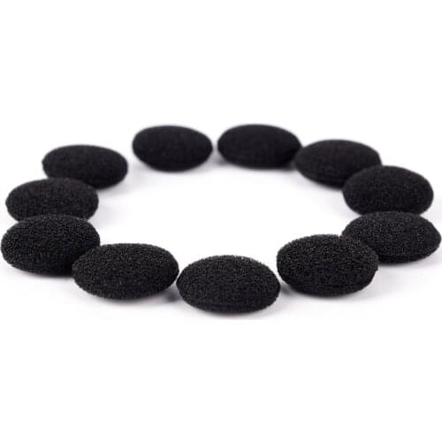 30Pcs Sponge Covers Tips Black Soft Foam Earbud Headphone Ear pads Replacement For Earphone MP3 MP4 Moblie Phone