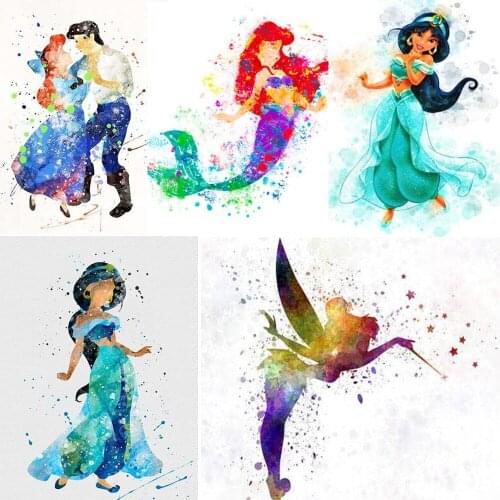 5D Diamond Painting "Disney Elf" Mosaic Wall Art Diamond Embroidery Cross Stitch Kit Picture of Rhinestones Home Decoration Gift