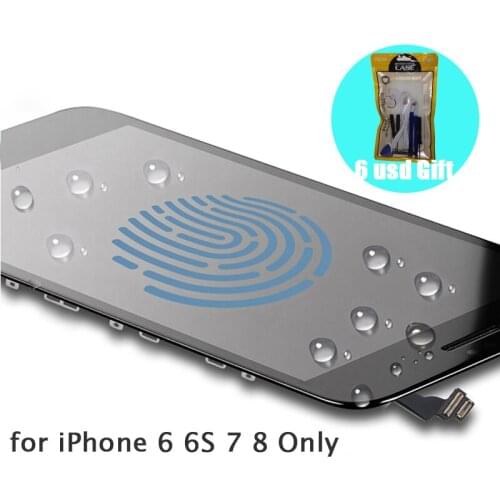 [6 USD GIFT] for iPhone 6 6S 7 8 LCD on Display Screen Replacement with LCDS Digitizer Assembly Black White