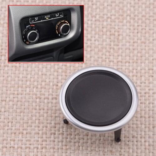 Car Rear Air Conditioner AC Control Switch Knob Cover ABS Fit For VW Sharan Accessories
