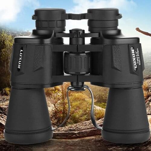 20x50 High Maginification Zoom Porro Binocular HD Military Powerful Optical Telescope Wide Angle for Outdoor Hunting