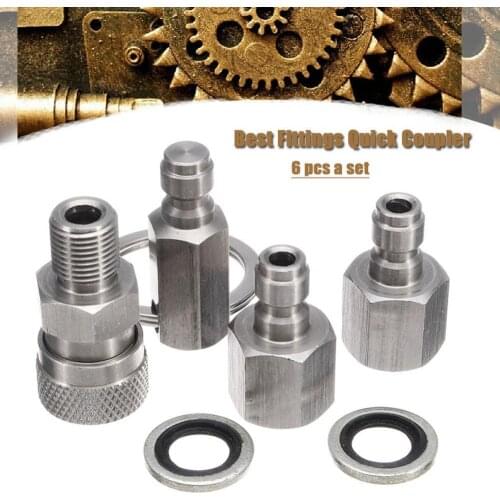 Quick Connect Air Coupler Filling Adaptor Connector Kit for Daystate Brocock BSA Falcon For Air Compressor Accessories Fittings
