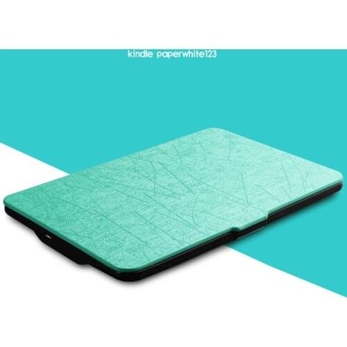 Flip Case Auto Sleep / Wake Function Smart Ultra-thin Cover Case For Amazon New Kindle Paperwhite Paperwhite 1 / 2 / 3 eReader