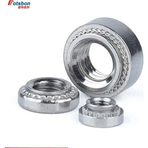 S-M6-0 self clinching nuts,rivet nuts,press in nuts, cold heading nuts,pem standard,a lot in stock,made in china