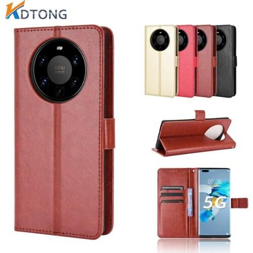 Luxury Flip Leather Case For HuaWei Mate X2 P20 20 20X P30 P40 40 P50 Lite E Pro Plus Invisible Bracket Phone Cover Coque Capa