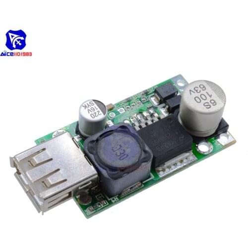 LM2596HV 5V DC-DC Step Down Buck Converter Module 9V 12V 24V 36V 48V to 5V 3A USB Charger Module Board