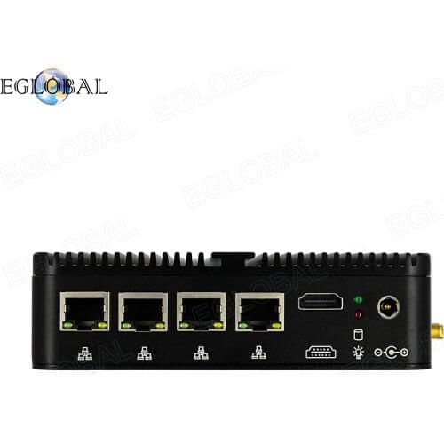 Mini Pc RS232 Intel J1900 2GHz Quad Core Barebone System Mini PC Desktop Windows 10 TV BOX Stick HDMI VGA Dual Lan Port