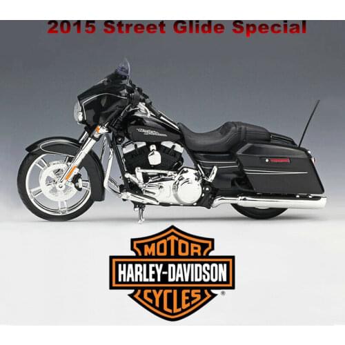 1:12 Scale Harley-Davidson Street Glide Metal Motorcycle Diecast Bike Car Model Toy Collection Mini Moto Gift