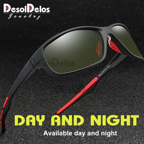 2019 Mens Yellow Polarized Driving Sunglasses at Night High Quality Vision Day Night Glasses Polarized For Women Safety Eyewear