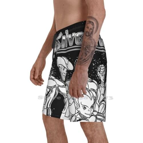 Cyber Warriors MenS Sports Beach Swimming Shorts Silverhawks Steelheart Steelwill