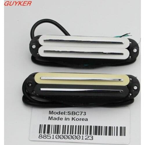 NEW micro ARTEC ST Double Rail guitar pickup ceramic WHITE or ZEBRA