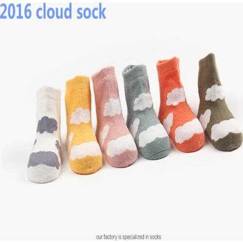 New Cloud Socks newborn baby socks child infant terry socks warm winter socks thick cotton trade export good quality 0-12Months